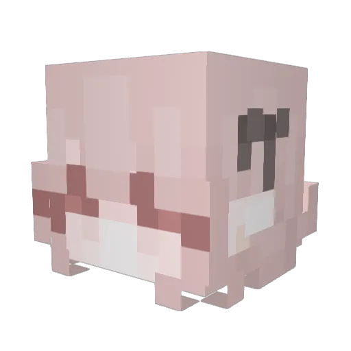 sicksxul Minecraft avatar head, 3D render