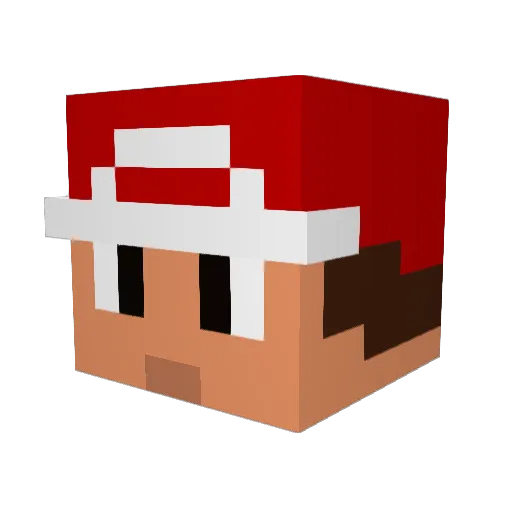 sicktunez Minecraft avatar head, 3D render