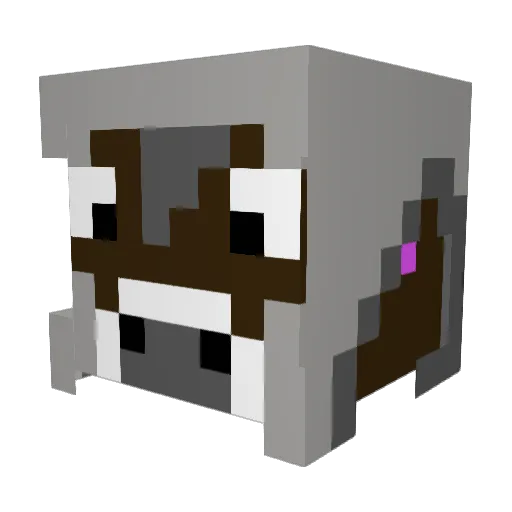 sicm Minecraft avatar head, 3D render
