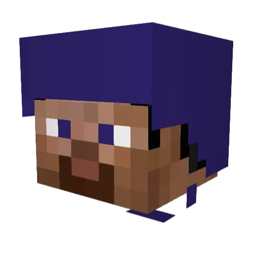 sid3953 Minecraft avatar head, 3D render