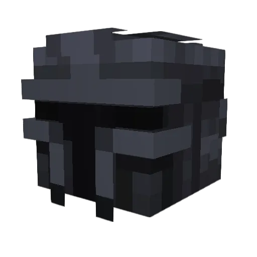 sidebeard Minecraft avatar head, 3D render