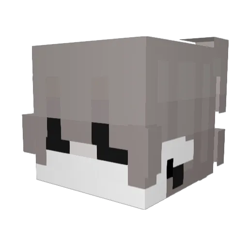 sideroads Minecraft avatar head, 3D render