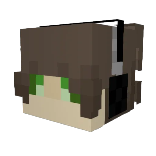 sidford03 Minecraft avatar head, 3D render