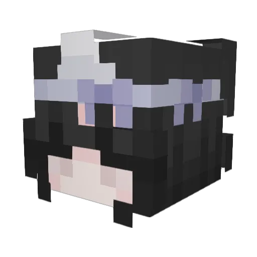 sidisstraight Minecraft avatar head, 3D render