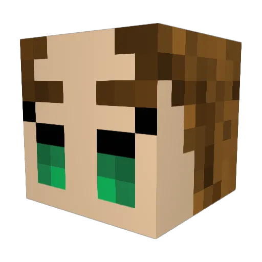 sidneykathrine Minecraft avatar head, 3D render