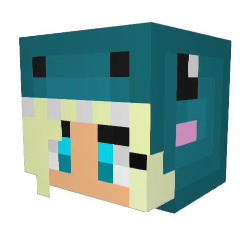 sidneymagdonuts Minecraft avatar head, 3D render