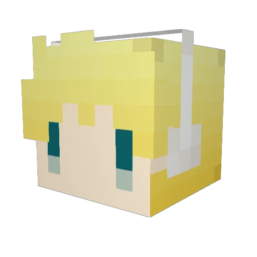 sido1113 Minecraft avatar head, 3D render