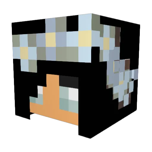 sidpoopoo23 Minecraft avatar head, 3D render