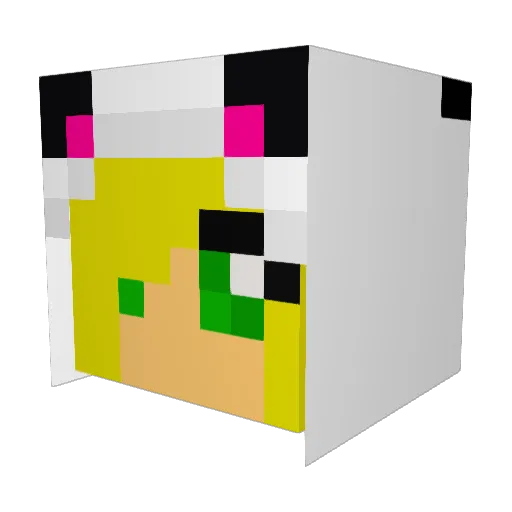 sidsage212 Minecraft avatar head, 3D render