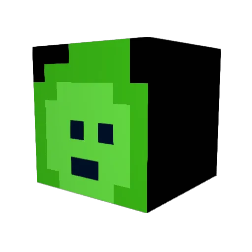 sidsity Minecraft avatar head, 3D render