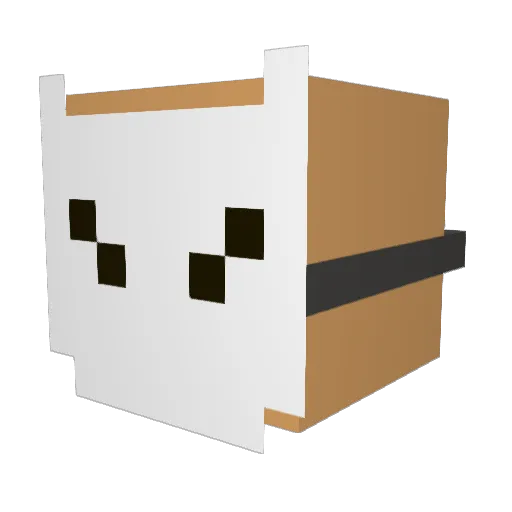 siebenhundert7 Minecraft avatar head, 3D render