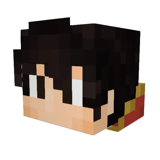 sieghertz Minecraft avatar head, 3D render
