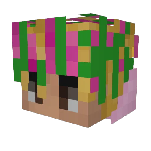 siematuharix60 Minecraft avatar head, 3D render