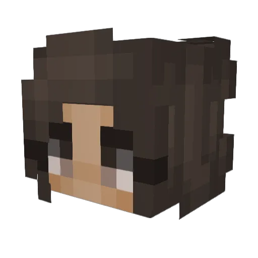 siematumaja Minecraft avatar head, 3D render
