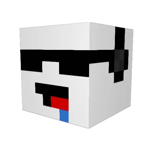 siemau Minecraft avatar head, 3D render
