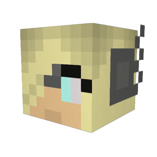 siemen108 Minecraft avatar head, 3D render