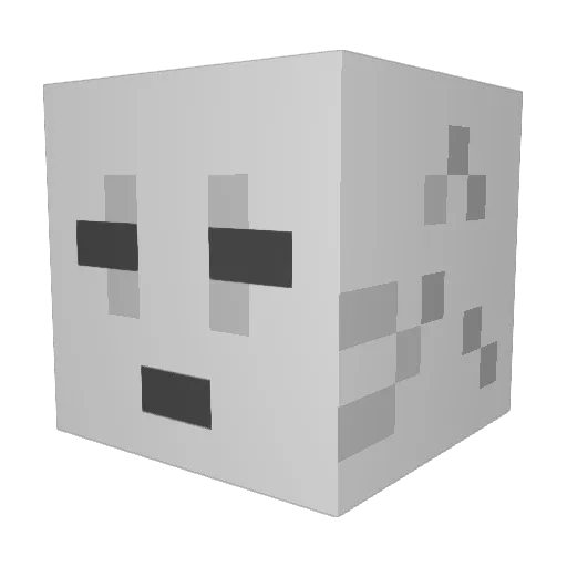 sien8525 Minecraft avatar head, 3D render