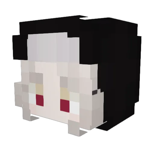 sien_6328 Minecraft avatar head, 3D render