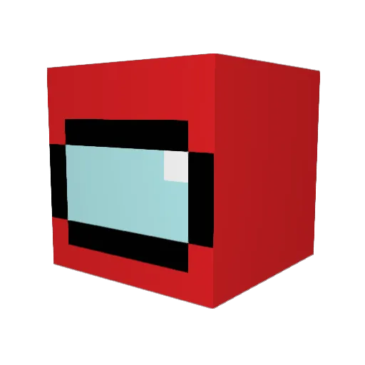 sienaur Minecraft avatar head, 3D render