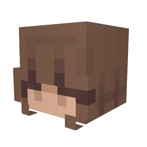 sienna7222 Minecraft avatar head, 3D render