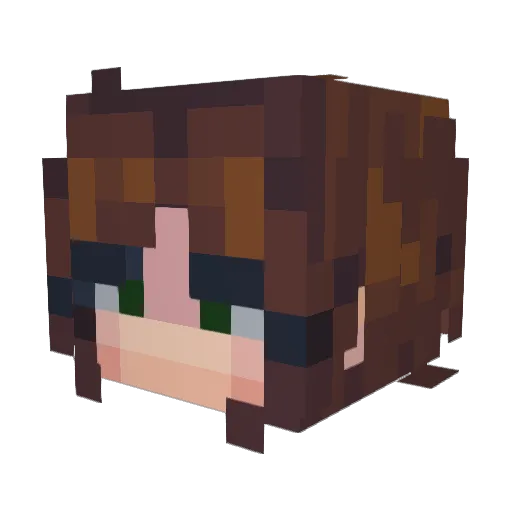 siennab0ps Minecraft avatar head, 3D render