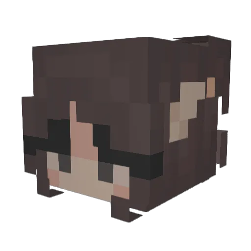 siennamadison Minecraft avatar head, 3D render