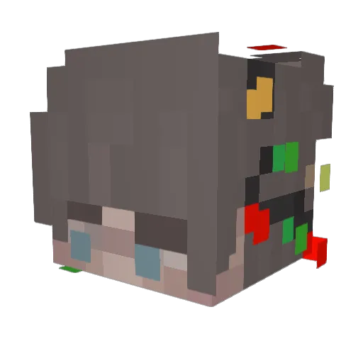 siens96 Minecraft avatar head, 3D render