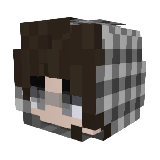 sierothegoat Minecraft avatar head, 3D render