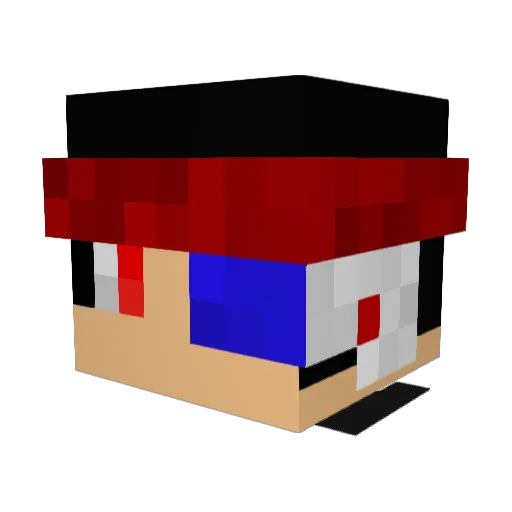 sierra11733 Minecraft avatar head, 3D render