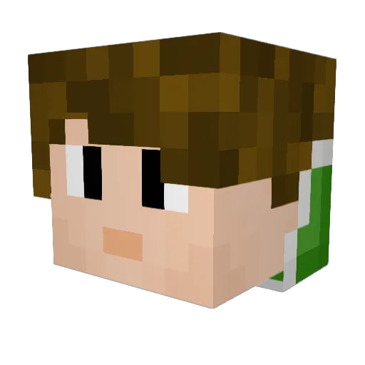 siesv Minecraft avatar head, 3D render