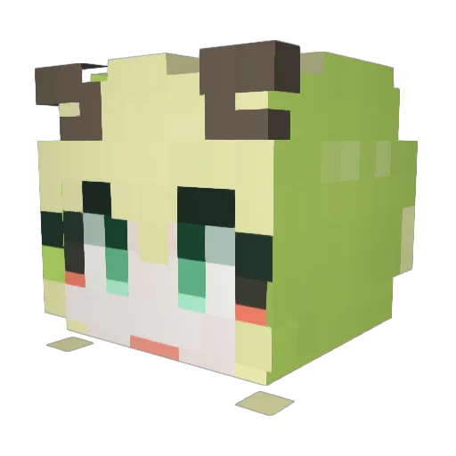 sieunkim Minecraft avatar head, 3D render