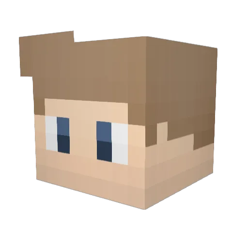 sifecs1 Minecraft avatar head, 3D render