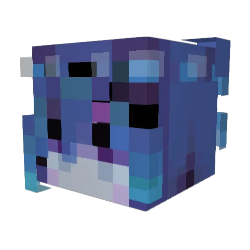 siffranne Minecraft avatar head, 3D render