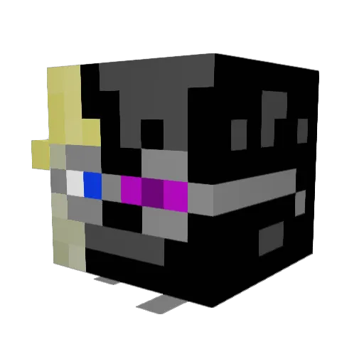 sifi_wizard Minecraft avatar head, 3D render