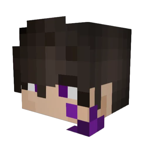 siftwell Minecraft avatar head, 3D render