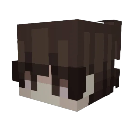 sighhjim Minecraft avatar head, 3D render