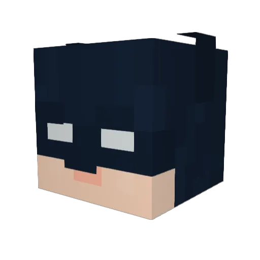 sighlasjv Minecraft avatar head, 3D render