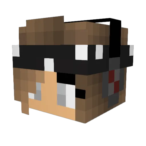 sight620 Minecraft avatar head, 3D render