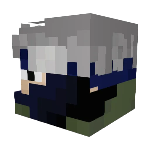 sigiGUD Minecraft avatar head, 3D render
