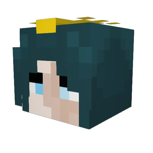 sigil000 Minecraft avatar head, 3D render