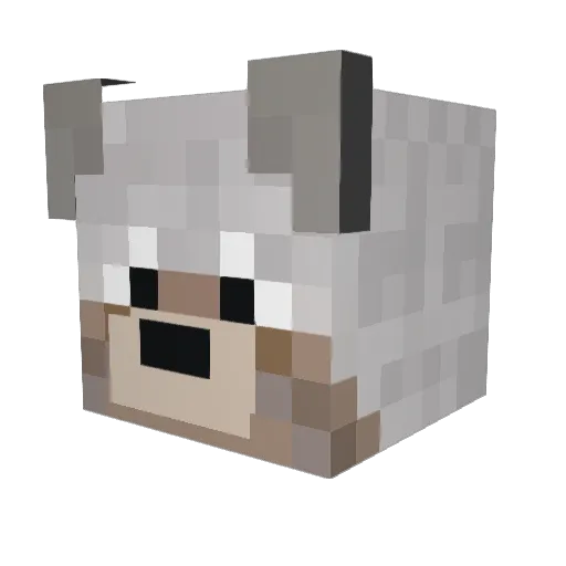 sigkaspar2010 Minecraft avatar head, 3D render