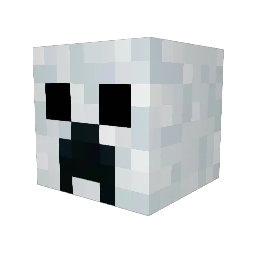 sigma47 Minecraft avatar head, 3D render