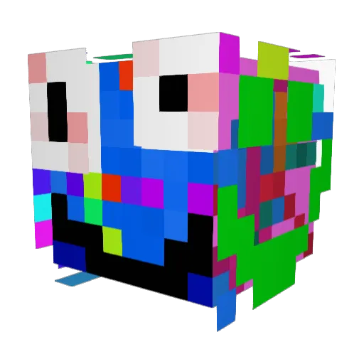 sigmachadmax_367 Minecraft avatar head, 3D render