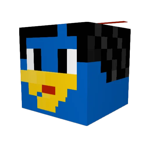 sigmakid47 Minecraft avatar head, 3D render