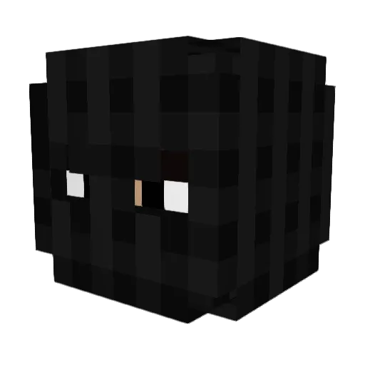 sigmameyl Minecraft avatar head, 3D render