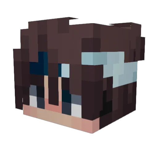 sigmaollie Minecraft avatar head, 3D render