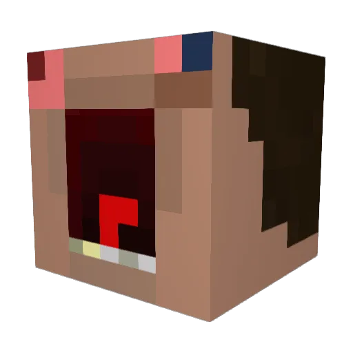 sigmaplanet Minecraft avatar head, 3D render