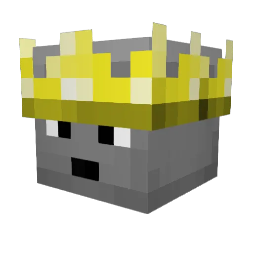 sigmax Minecraft avatar head, 3D render