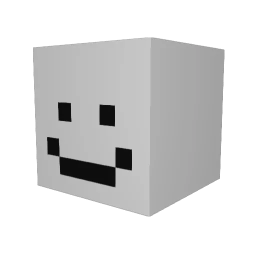 sigmer1 Minecraft avatar head, 3D render
