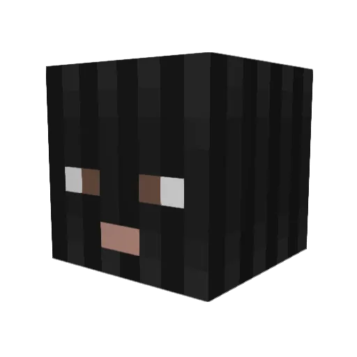 sigmo0 Minecraft avatar head, 3D render